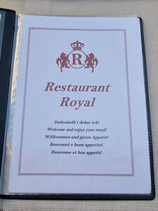 Restaurace Royal ve městě Trogir