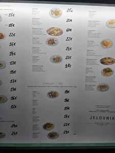 Restaurace v Chorvatsku a ceny – Trogir