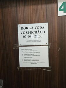 Sociální vybavení kempu Klůček
