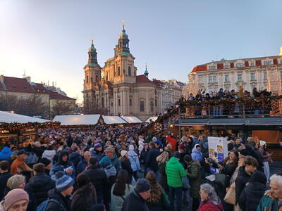 Vánoční trhy na Staroměstském náměstí