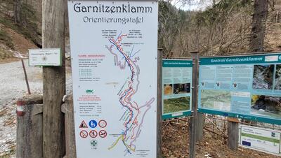 Vodopád Garnitzenwasserfall 