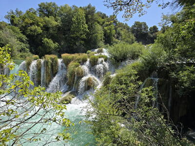 Vodopády v NP Krka