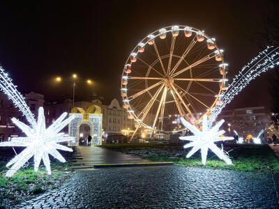 Výzdoba centra Ostravy