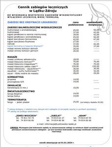 Wojciech – ceník procedur