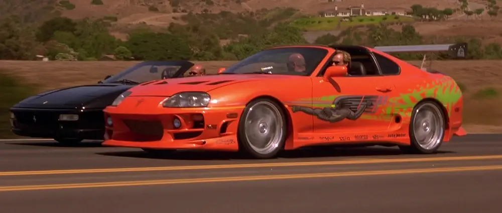 Ikonický vůz Toyota Supra ze série Fast and Furious