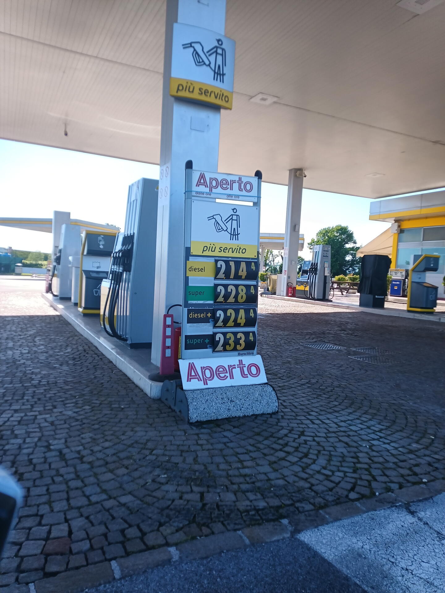 Ceny paliva na čerpací stanici Taglio Veneto