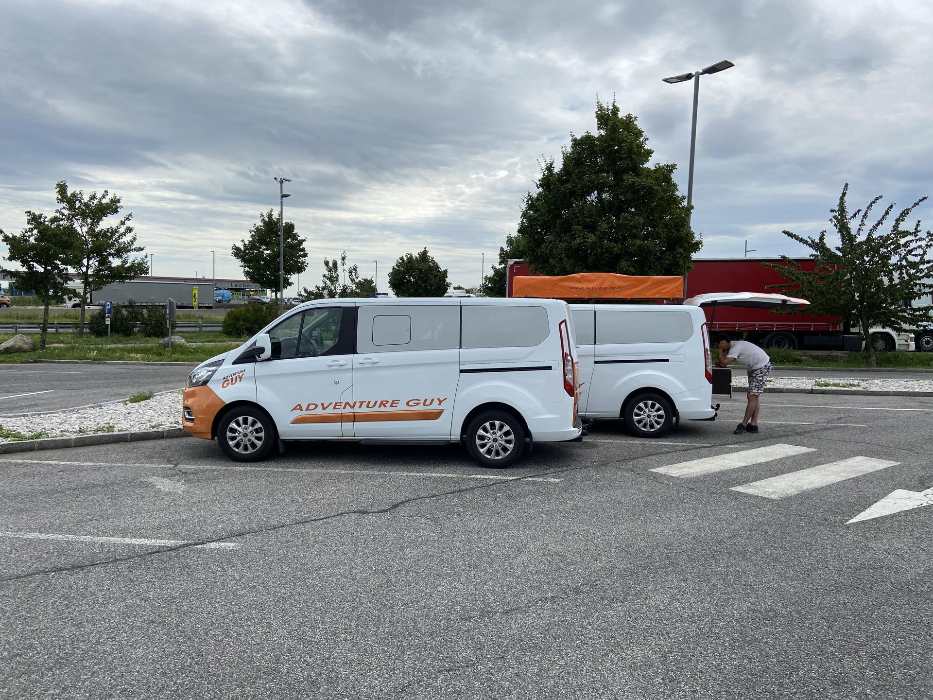 Cesta do Chorvatska s Ford Tourneo