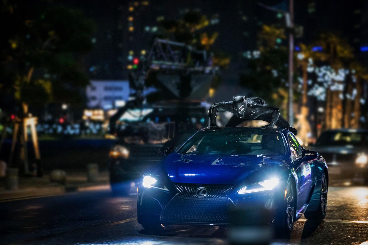 Lexus LC 500 Black Panther z filmu Black Panther Lexus LC 500 Black Panther z filmu Black Panther