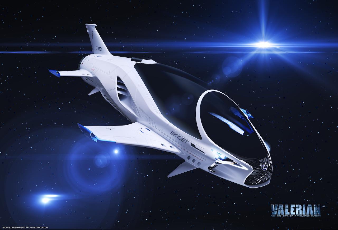 Automobil Lexus Skyjet z filmu Valerian Lexus Skyjet z filmu Valerian