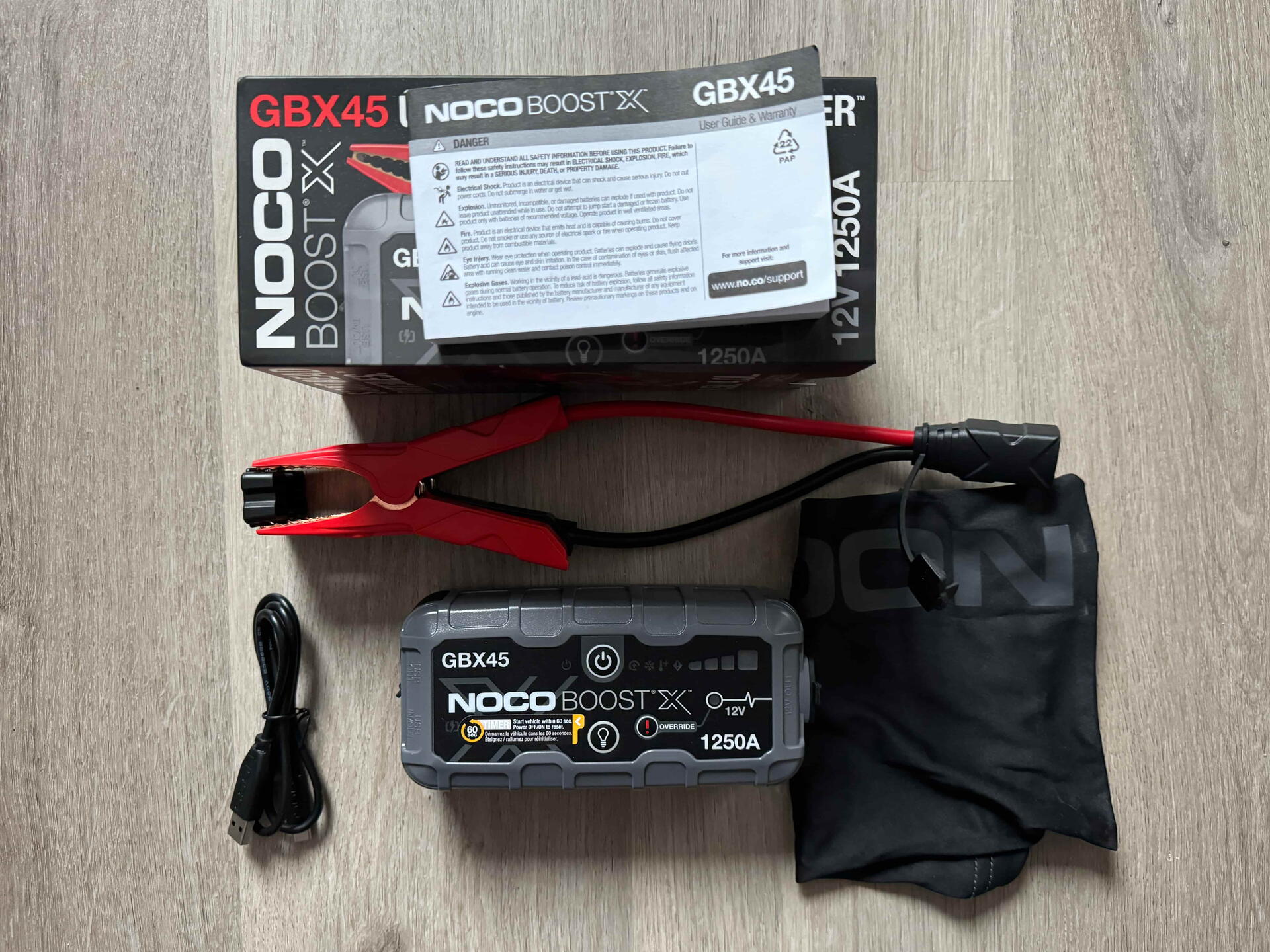 Noco Boost X GBX45 1250A – redakční test Portálu řidiče