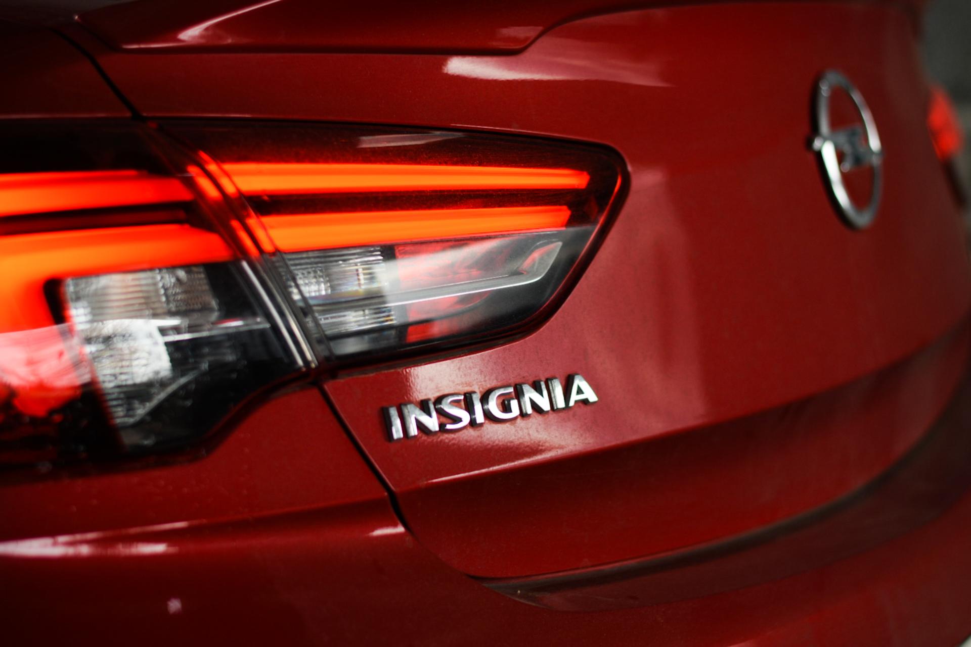 Opel Insignia - detail zádě recenzovaného vozu