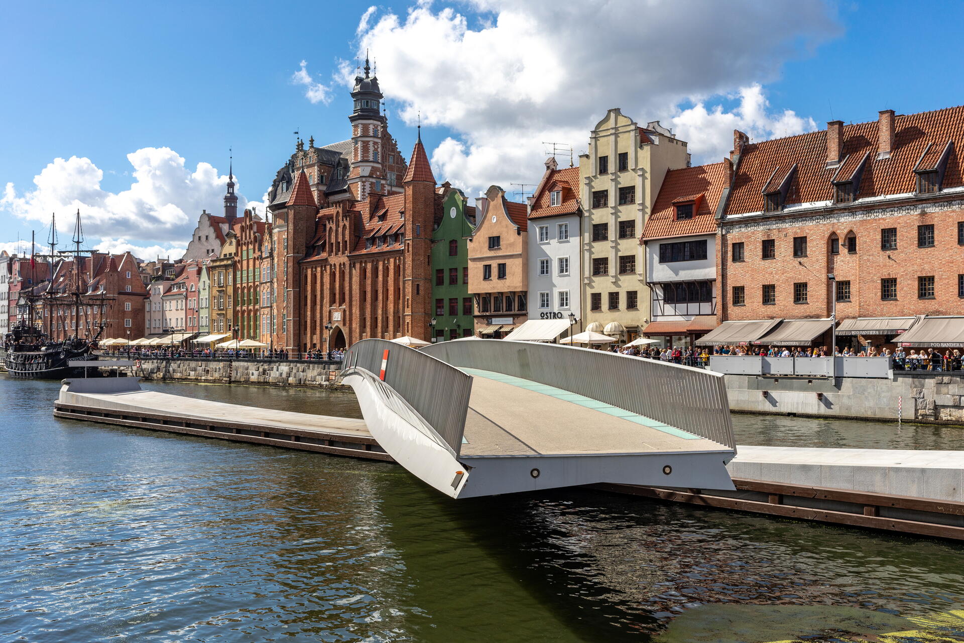 Otočný most Gdaňsk
