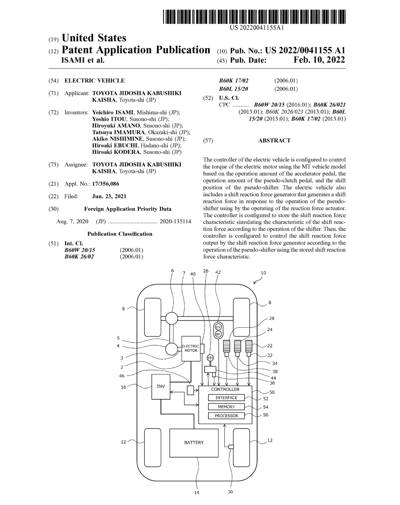 Patent Toyota