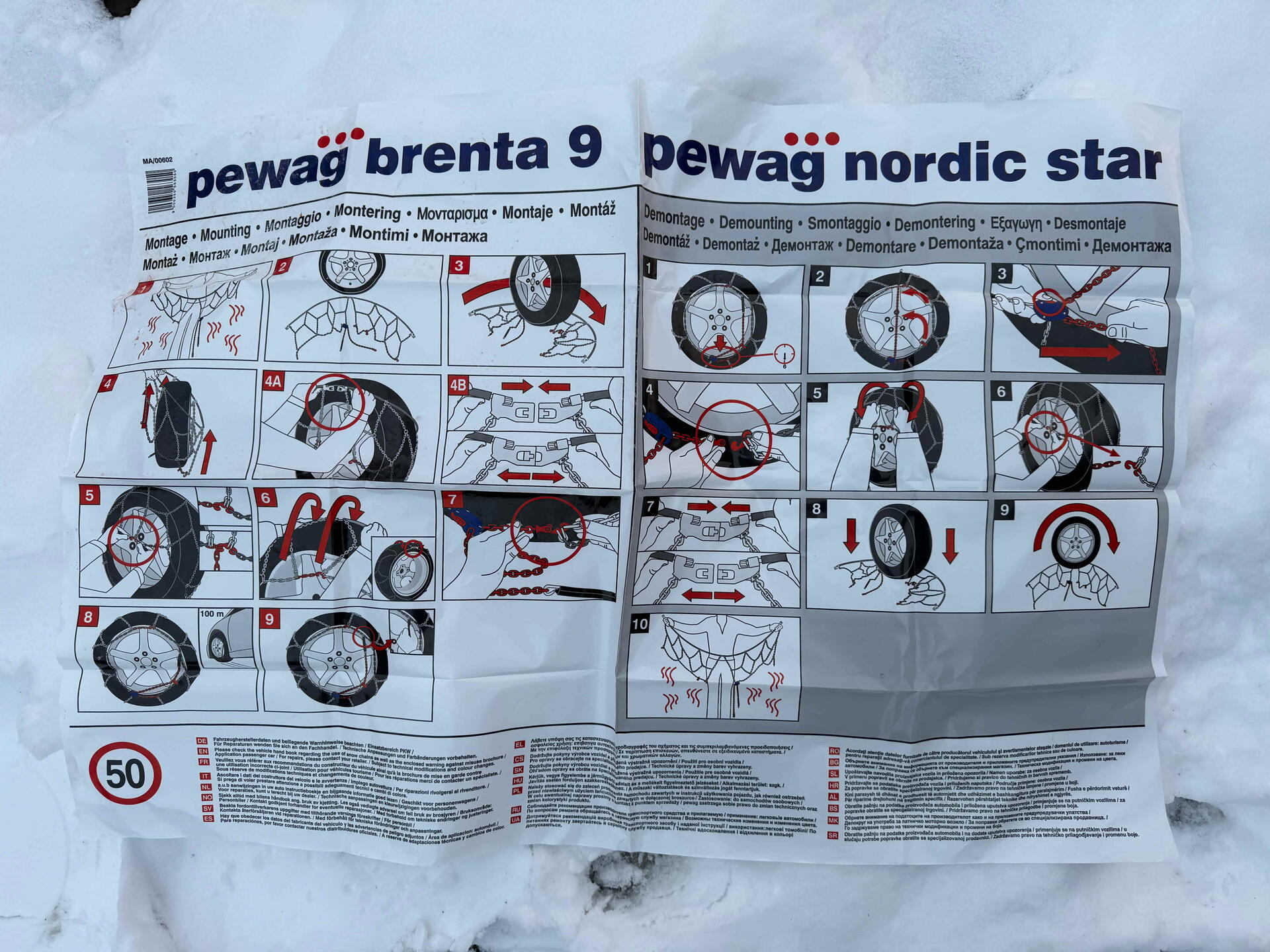 Plastový návod Pewag Brenta 9