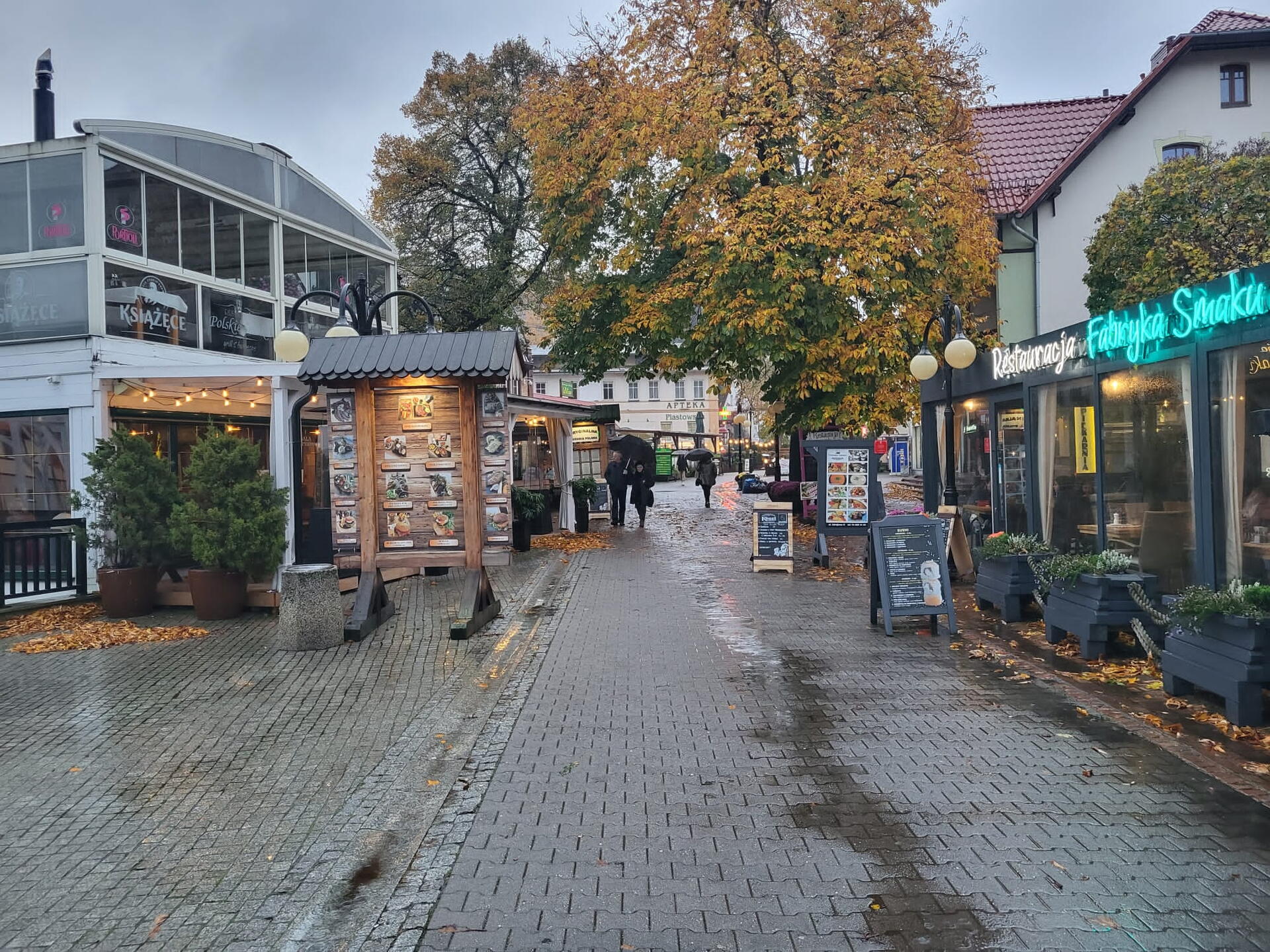 Promenáda na ulici Zdrojowa