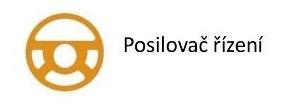 Signalizace poruchy posilovače řízení