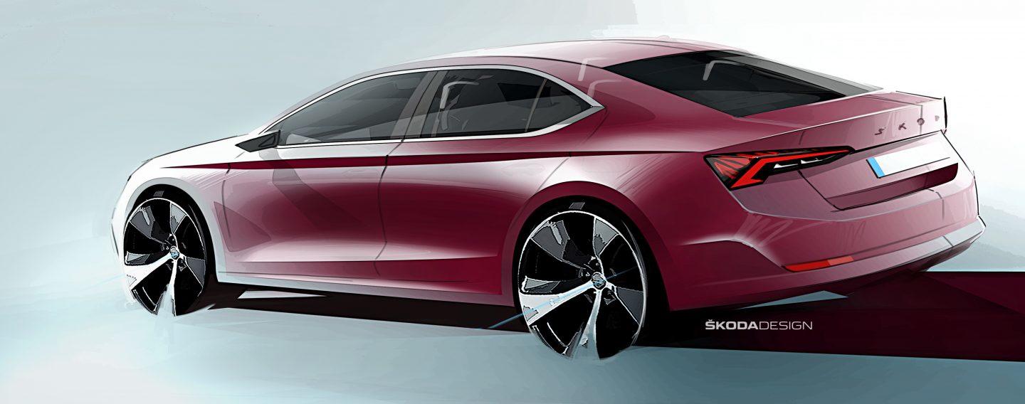 Škoda Octavia skica