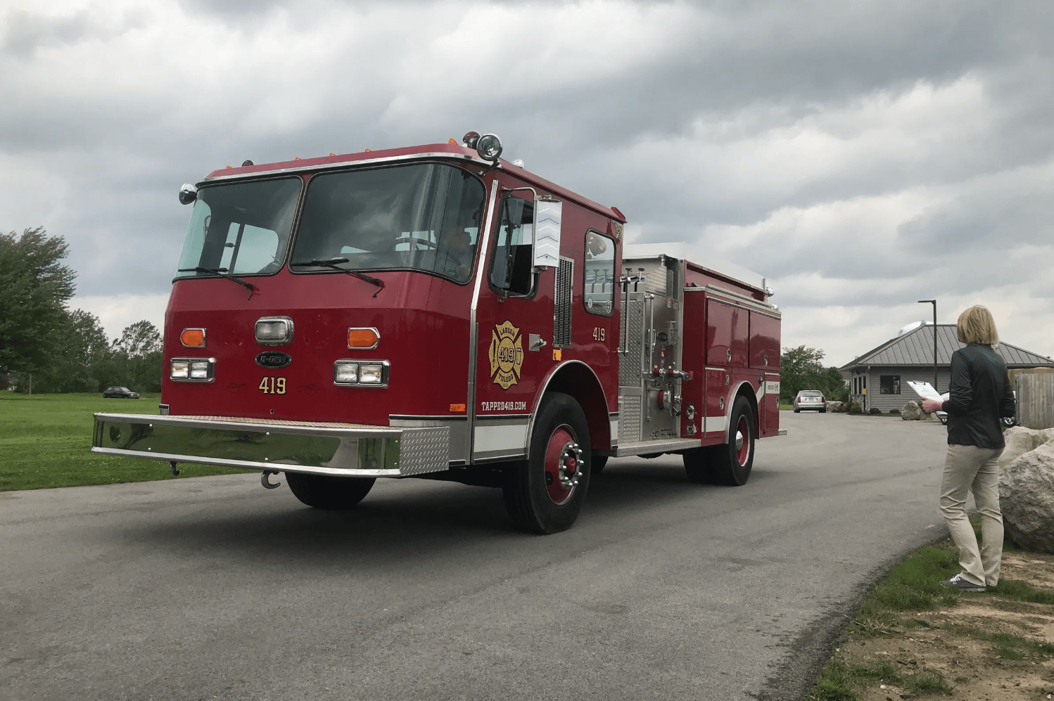 Stylový hasičký vůz v podobě mobilního výčepu