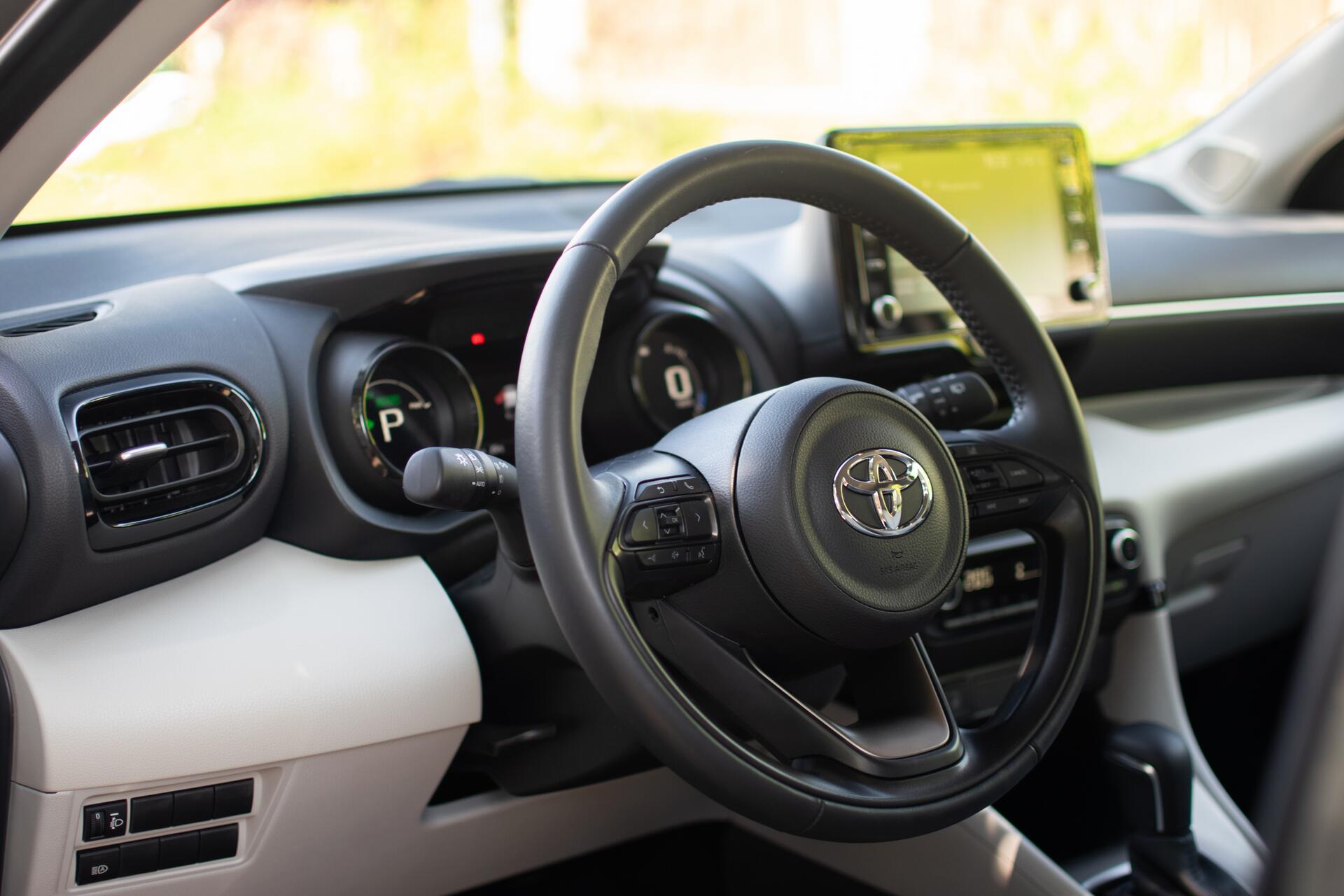 Toyota Yaris - interiér testovaného vozu