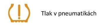 Upozornění na nízký tlak v pneumatikách