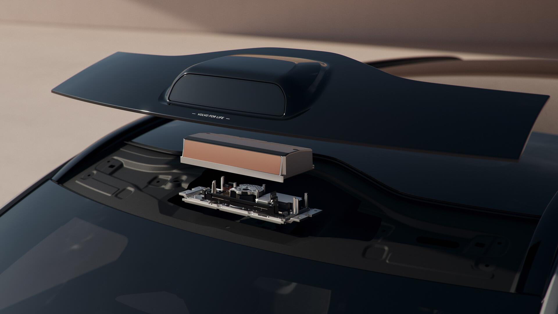 Volvo EX90 - systém lidar
