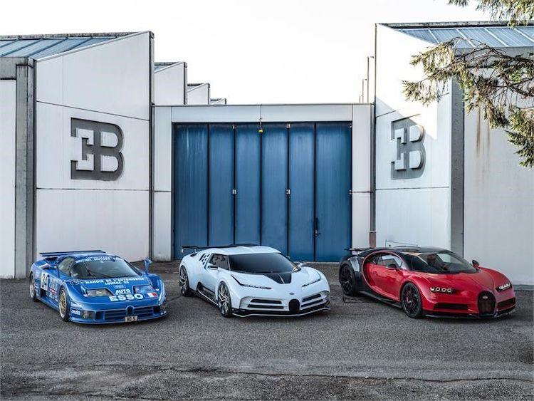 Vozový park společnosti Bugatti