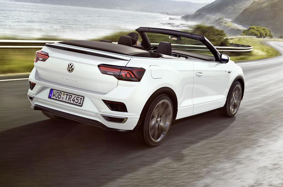 Zadek volkswagenu T-Roc Cabriolet Zadek volkswagenu T-Roc Cabriolet