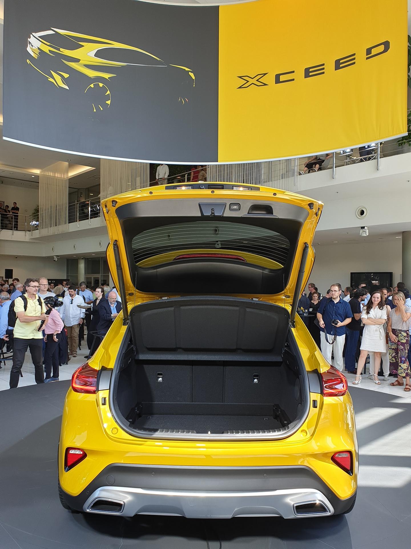 Zavazadlový prostor nového crossoveru Kia XCeed Zavazadlový prostor nového crossoveru Kia XCeed