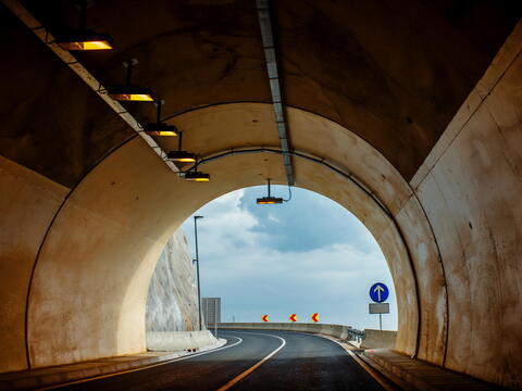 Tunely cestou do Chorvatska