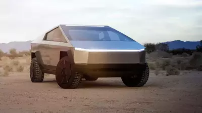 Model Cybertruck přední pohled