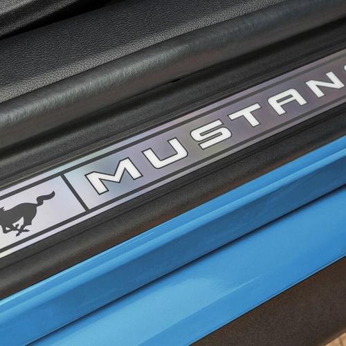 Ford Mustang logo na prazích