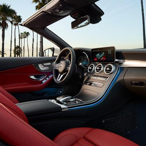 Mercedes-Benz C kabriolet interiér