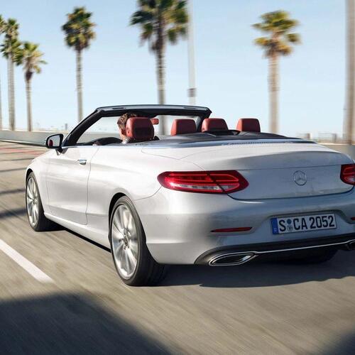 Mercedes-Benz C kabriolet zadní pohled