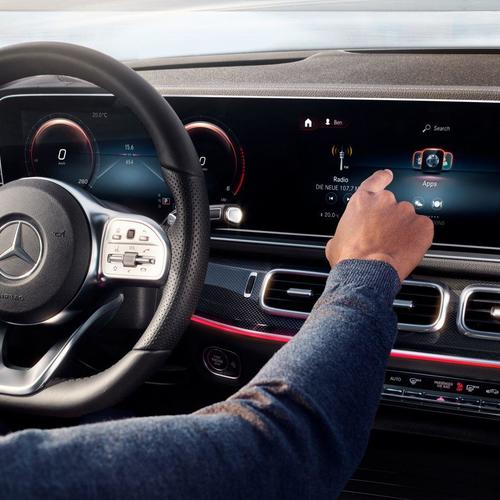Mercedes-Benz GLE kupé - pohled řidiče