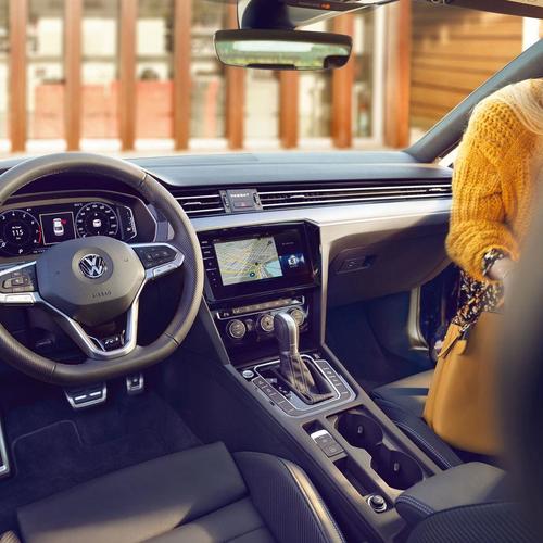 Volkswagen Passat pozice řidiče