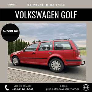 Volkswagen Golf kombi manuál