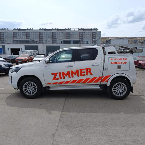 Řidič B+E na vyprošťovací speciál Toyota