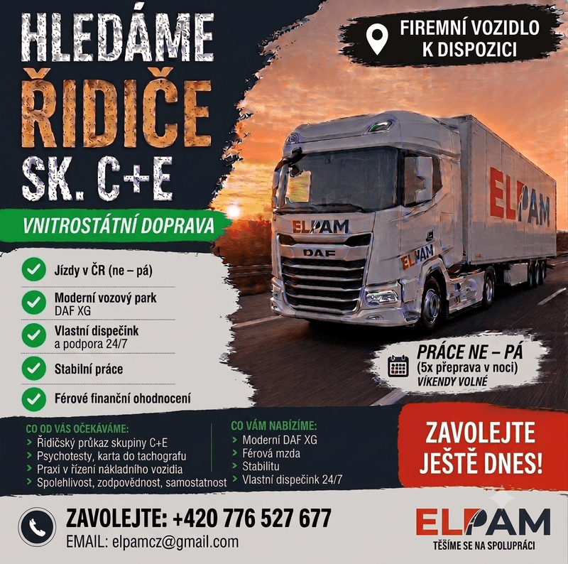 Řidič C+E