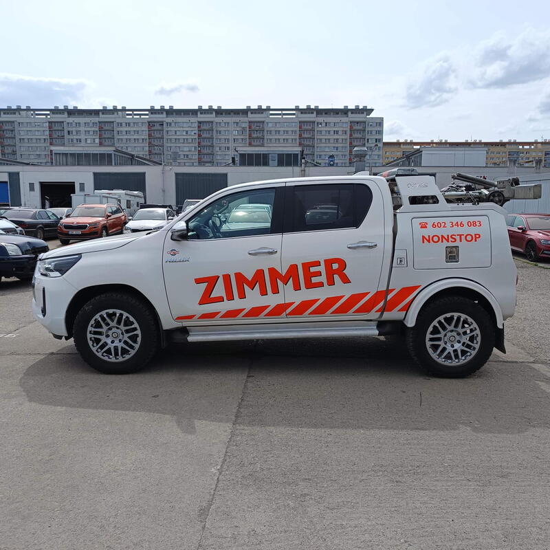 Řidič B+E na vyprošťovací speciál Toyota