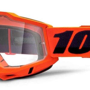 100% MX brýle ACCURI 2 brýle Orange, čiré plexi