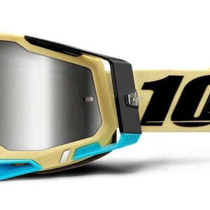 100% MX brýle RACECRAFT 2 brýle Airblast, zrcadlové stříbrné plexi
