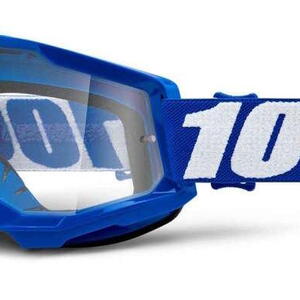 100% MX brýle STRATA 2 brýle modré, čiré plexi