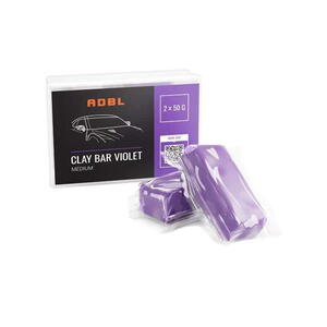 ADBL Clay Bar Violet 50g 2 ks - Středně tvrdý clay