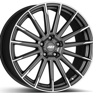 AEZ Atlanta titan 8,5x20 5x112 ET35 grafitový matný lak/leštěná čelní plocha