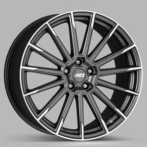 AEZ Atlanta titan 9x20 5x112 ET42 grafitový matný lak/leštěná čelní plocha