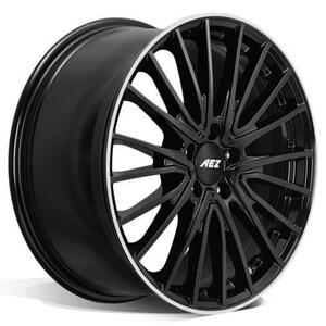 AEZ Berlin black 7,5x18 5x112 ET49 černý lak/leštěný límec