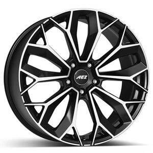 AEZ Leipzig dark 10,5x21 5x112 ET43 černý lak/leštěná čelní plocha