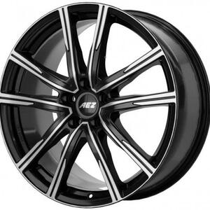 AEZ Montreal dark 8,5x20 5x112 ET45 černý lak/leštěná čelní plocha