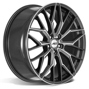AEZ Porto dark 9x19 5x112 ET35 šedostříbrný lak/leštěná čelní plocha