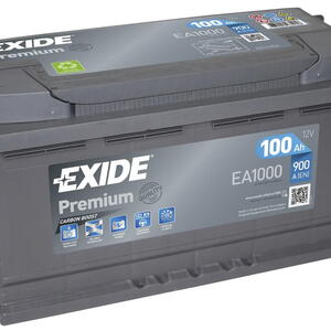 Autobaterie Exide Premium EA1000 - 100Ah, 12V